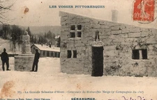 CPA GERARDMER GRANDE SEMAINE D HIVER CONCOURS DE STATUES DE NEIGE