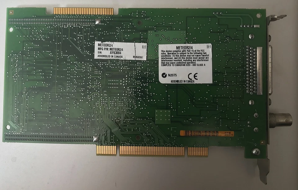 Matrox Meteor II 2/4 PCI framegrabber tested video capture machine vision card - Image 2 of 2