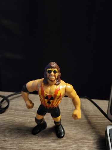 WWF Hasbro Green Card Adam Bomb Loose Action Figur...
