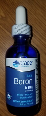 Trace Minerals Liquid Ionic Boron 2 oz. Exp.11/26 Fast Free Ship Low Price