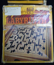 VTG BRIO ORIGINAL WOODEN LABYRINTH TILTING MAZE GAME W/BOX p