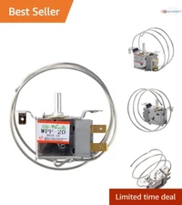 Adjustable Refrigerator Thermostat Controller 220V-250V - Easy Install, Safe