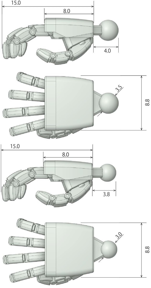 HMA 1/144 Garage General Purpose Hand Parts For Mecha Plastic