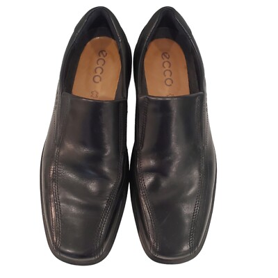 Ecco Helsinki Men Sz 11.5 Leather Classic Slip On Loafer  display picture 3