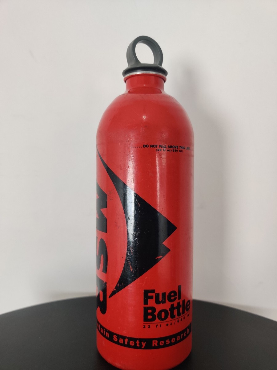 Bouteille De Carburant MSR 590ml - Pour Essence, Pétrole, Diesel - Aluminium - Récipient Sécurisé