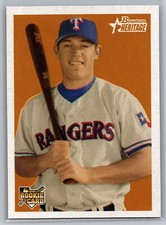 UBALDO JIMENEZ #459 2007 Topps Heritage Rookie Card RC Colorado Rockies. rookie card picture