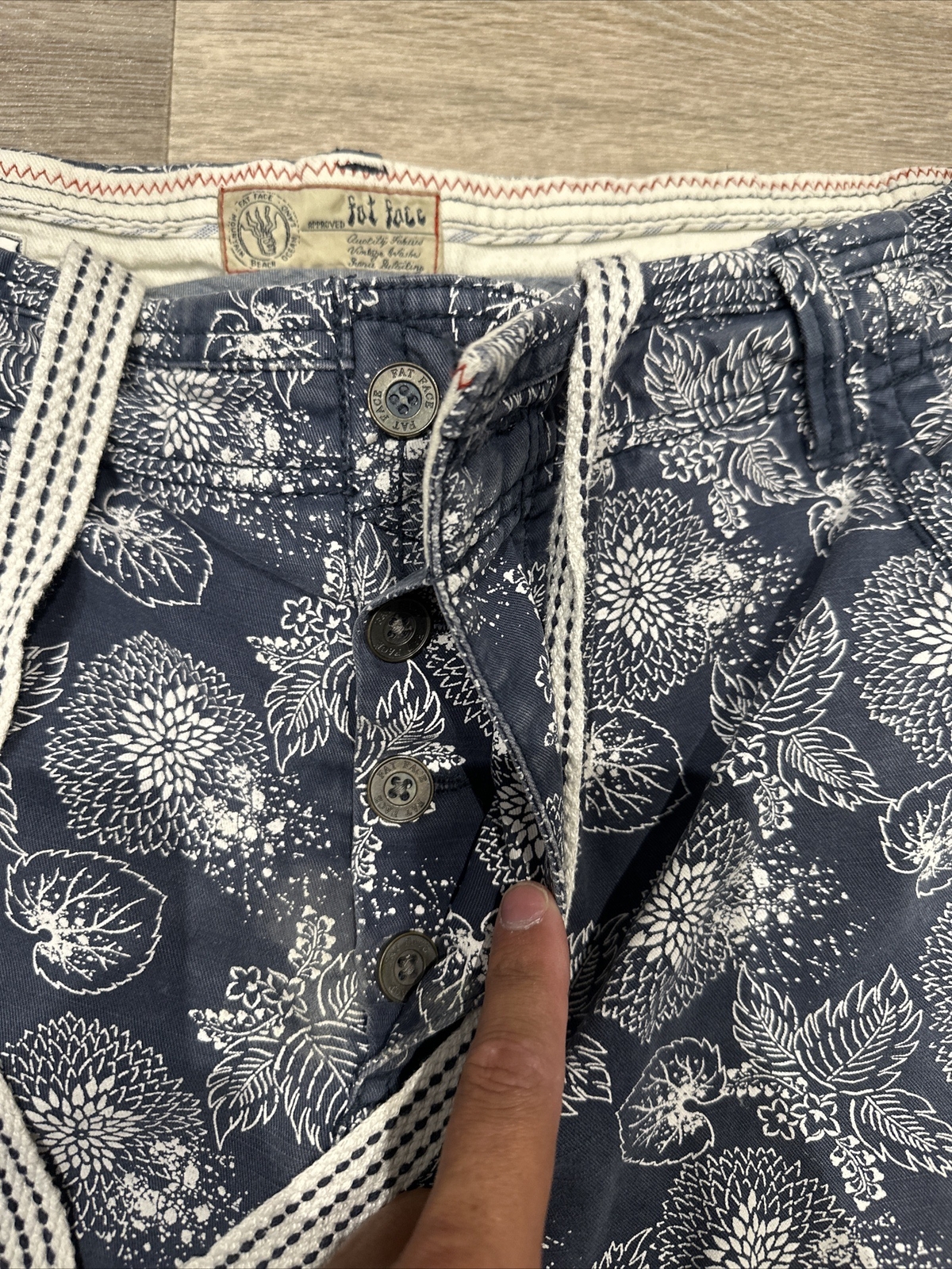 Fat Face Men’s Vintage Wash Floral Pattern Men’s Shorts 34 eBay