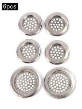 6pcs Sink Strainer Set Bath Basin Plughole Filter Kitchen Drain Strainers