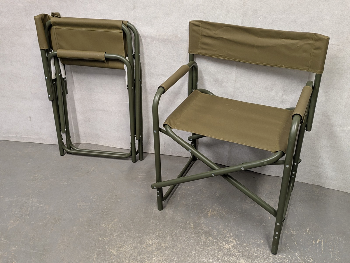 British Army Military - Folding Canvas Recreational Directors