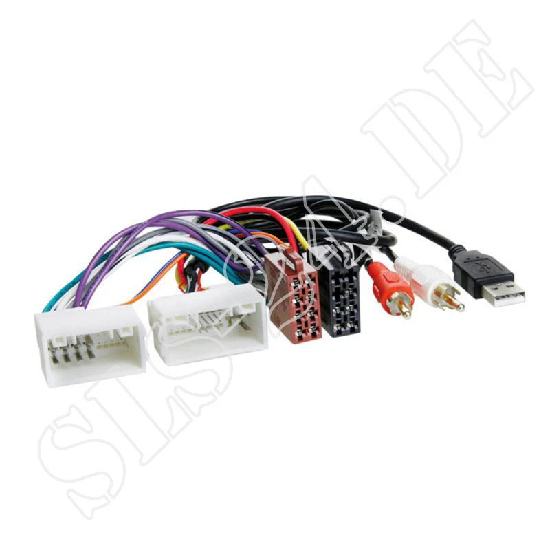 ISO Adapter Radioanschlusskabel Hyundai Elantra H1 i10 i30 i40 ix20 ix35 mit USB - Bild 1 von 1