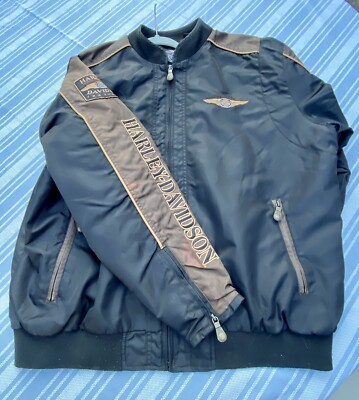 Harley Davidson Jacket Mens XL 110th Anniversary Nylon Riding