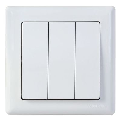 Mutlusan Daria 3-fach Schalter Weiss