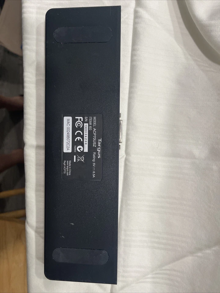 Targus SuperSpeed Dual Video Docking Station ACP70USZ - Image 3 of 4