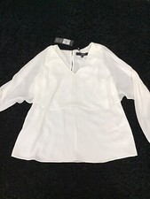 Star Julien Macdonald Debenhams Ivory White Blouse UK 10 - New with Tags