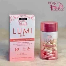 Beauty Vault LUMI 24H Glutathione Capsules, 60 Capsules (US Seller)