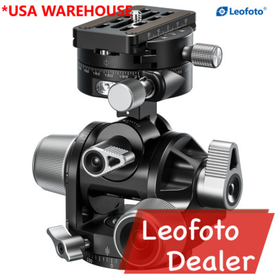 Leofoto G4 Pro Four Way Geared Head Camera Tripod Head | Arca Compatible