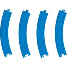 Takara Tomy Plarail R-09 Double-track outer curved rail (4 pieces) From Japan