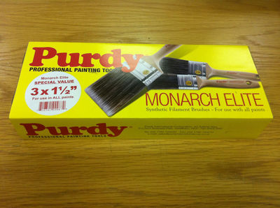 Purdy Monarch Elite Synthetische Borsten Flach Pinsel Set 3 x 1.5''