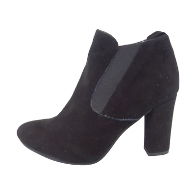 Pedro Miralles Stiefeletten Schwarz 37 Damen Ankle Boots Schuhe Wildleder Neu - Bild 1 von 4