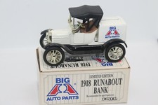 ERTL BIG A AUTO PARTS 1918 RUNABOUT AUTO BANK IN BOX