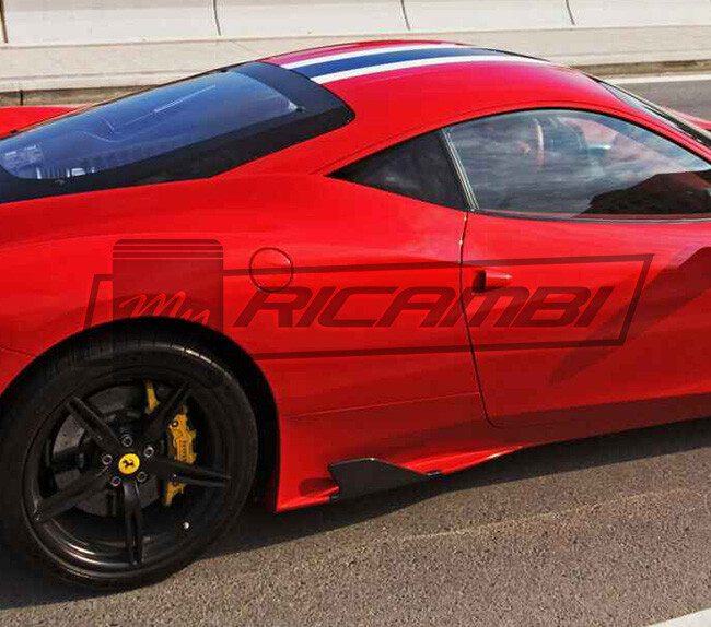 Ferrari 458 Speciale & Aperta Carbon Fiber Side Skirts Aero Fins