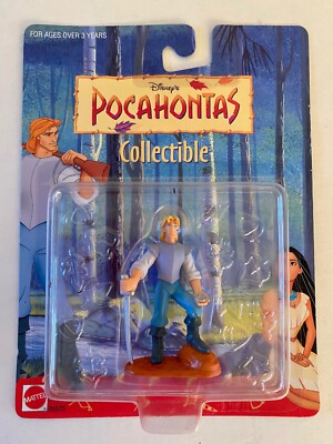Vintage Pocahontas Disney JOHN SMITH  Collectible Action Figure  NEW SEALED