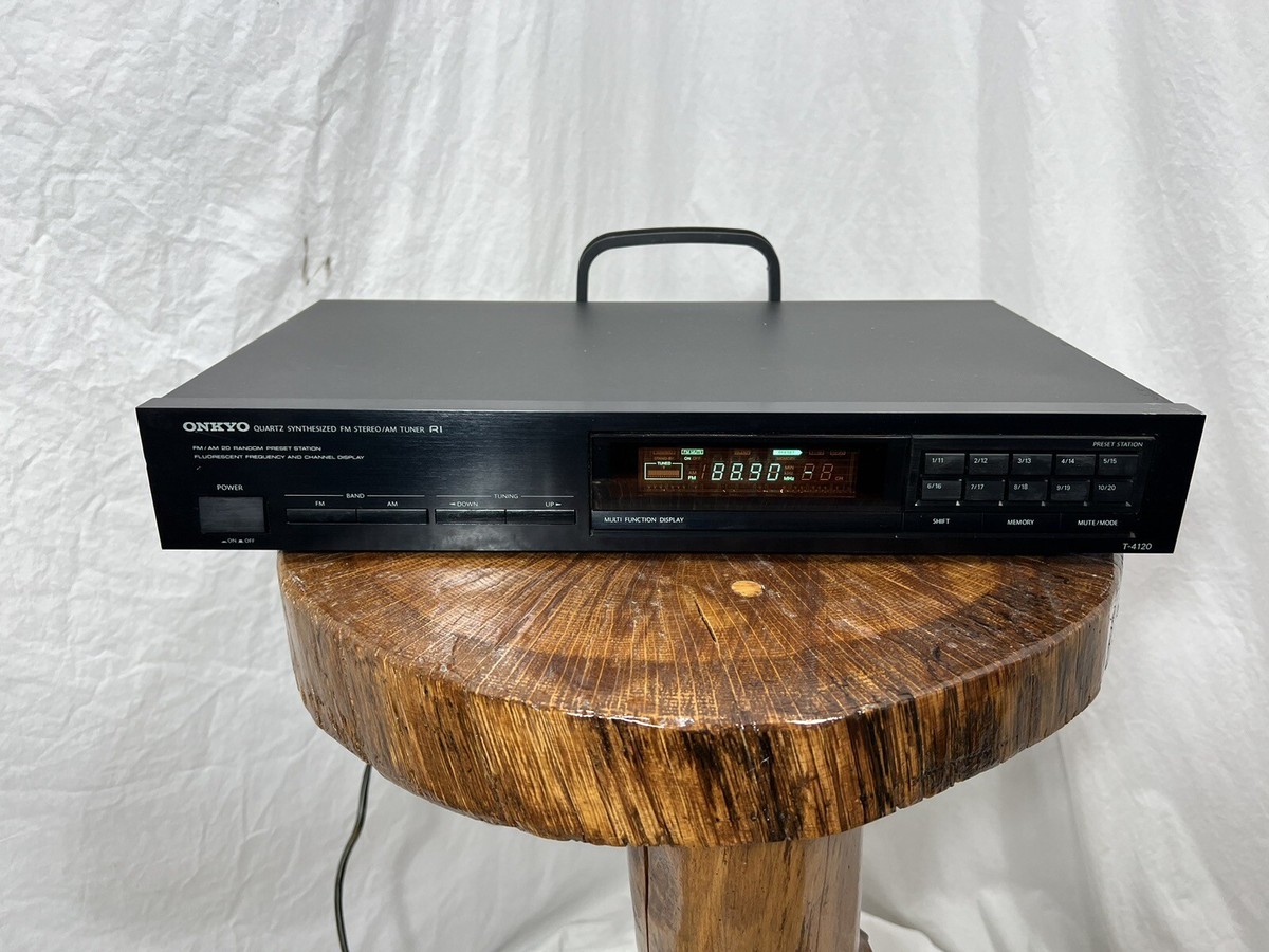 Onkyo T-4120 AM/FM Stereo Tuner Quartz Synthesized Radio Receiver