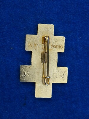 INSIGNE JEANNE D'ARC Sur Croix De Lorraine EUR 10,00 - PicClick FR