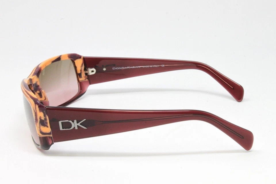 Gafas de sol Donna Karan para mujer marco rectangular de plástico borgoña DK1007/306414 Foto 3 de 4