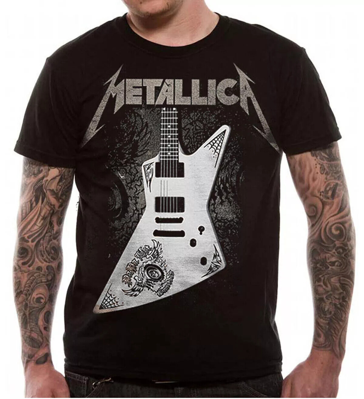 Rock Off Metallica Papa Het Guitar Official Tee L0205_01