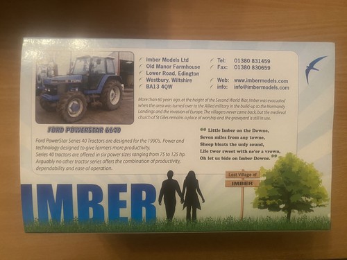 IMBER FORD 6640 SL Powerstar 4WD 1/32 Scale Model Tractor New Boxed - Picture 3 of 3