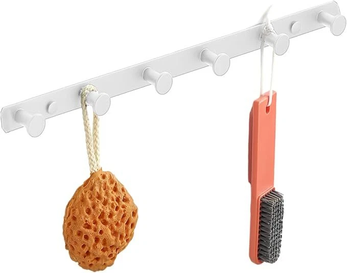 Coat Racks for Wall, Coat Hangers Wall mounted with 6 Hooks, Heavy Duty - Image 2 of 4