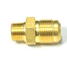 3/4 Male flare Sae 45 to 1/2 Male Npt Straight Adapter Fitting LNG Gas Propane