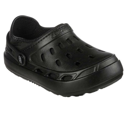 skechers fleece lined clogs