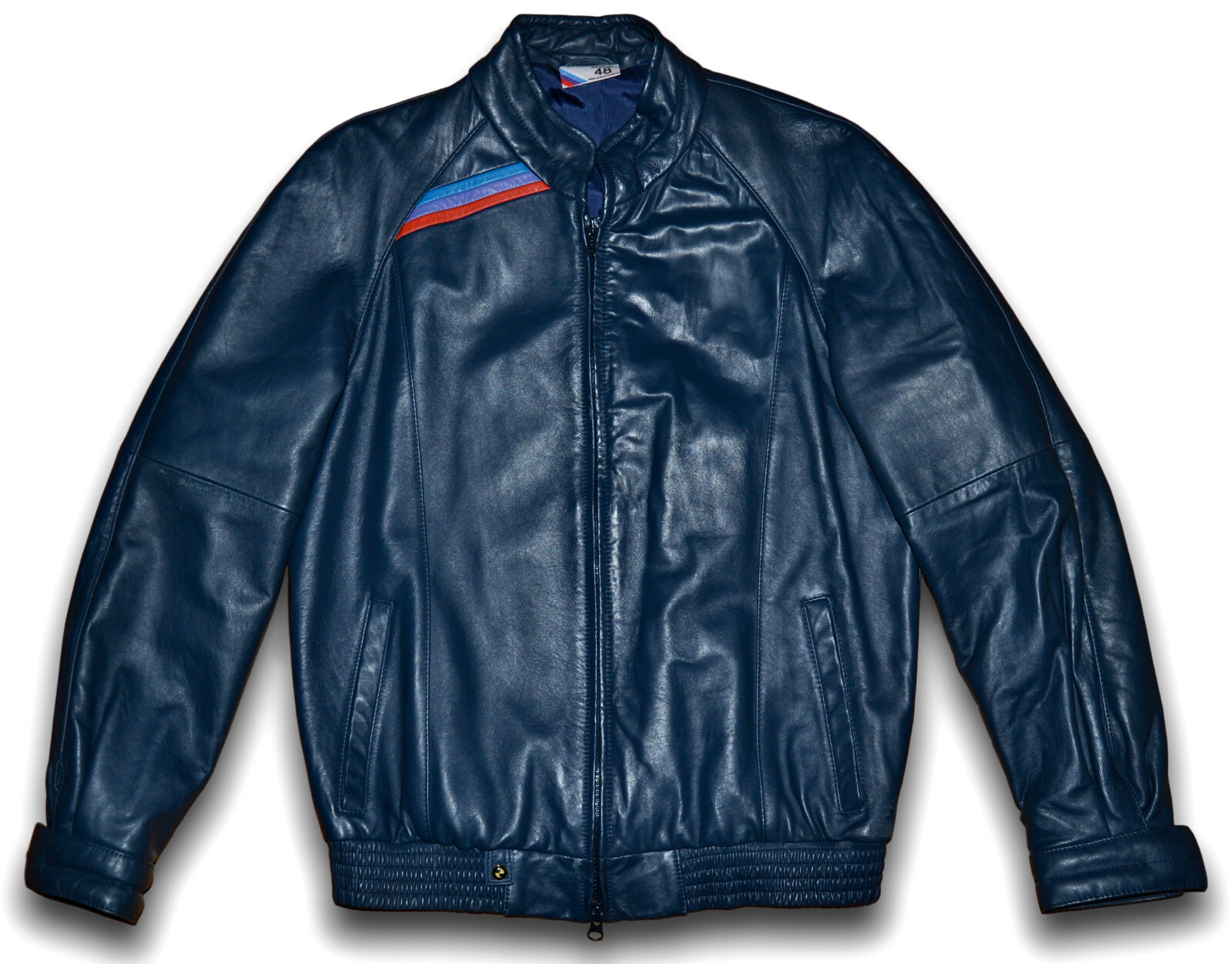 Nappa Leather Jacket Cafe Racer Mens 