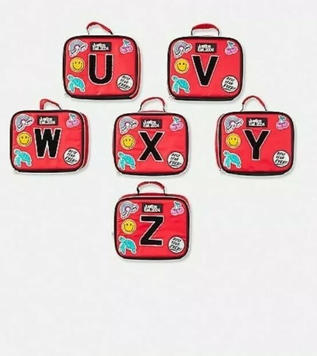 🙂🌈🍒*NEU* Justice Girls Red Patch Initial "G" Brotzeittasche🍒🌈🙂 - Bild 5 von 7