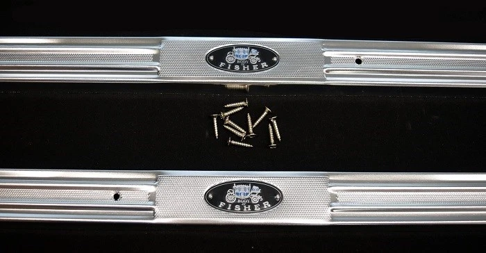 Chevrolet Bel-Air 1959-1960, Impala, Biscayne, El Camino | Placas de umbral de puerta Foto 2 de 3