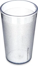Stackable Stackable Tumbler Plastic Tumbler with Pebbled Exterior for Restaurant
