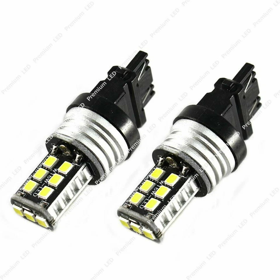 Xenon White 15-SMD 7440 7443 LED Bulbs For Backup Reverse Tail Turn Signal Light - Image 2 of 4