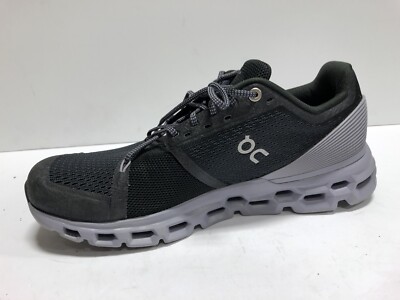 On Women's Cloudstratus Running Shoes Black/Lilac, Size 11 M