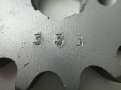 Parts Unlimited 15-Tooth Front Sprocket - Fits Honda CL125, CR125, MT125, MR175, SL175 - Chain Size 428