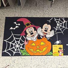 Disney Washable Mickey  Minnie Halloween Accent Rug 20 x 32 in Polyester