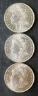 Lot of Three 1921 $1 Morgan Silver Dollars