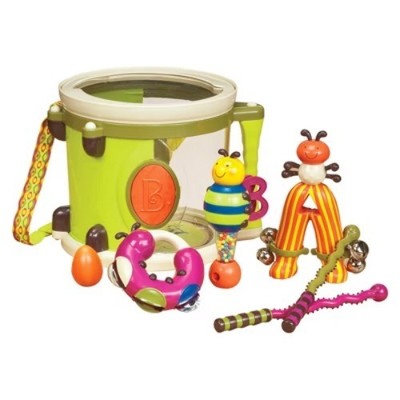 B. toys Toy Drum Set 7 Instruments - Parum Pum Pum: Music Percussion
