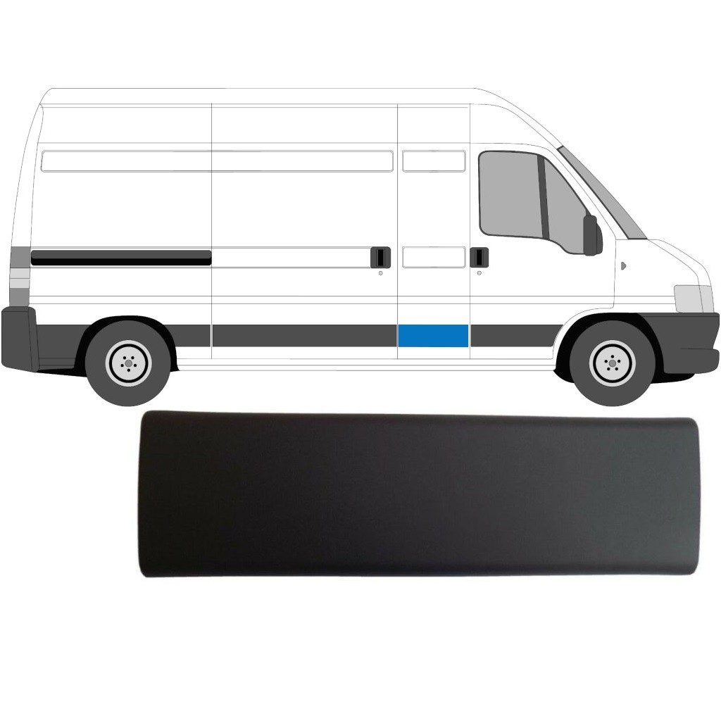 Side trim for Citroen Jumper 2002-2006 / Left = Right (symmetrical)