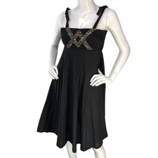 Young Edwardian By Arpeja Womens Size 3 US S Dress Sundress Vintage Shoulder Tie