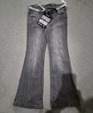 Freestyle Revolution Girls Size 10 Gray Jeans