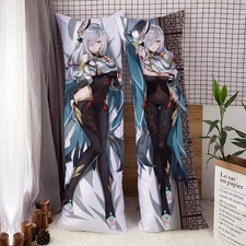 Hot Game Genshin Impact Shenhe Dakimakura Hugging Body Pillow Case Throw Cushion