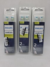 Lot of 3 Philips Sonicare W Diamond Clean Replacement Heads 2per Pack HX6062/65