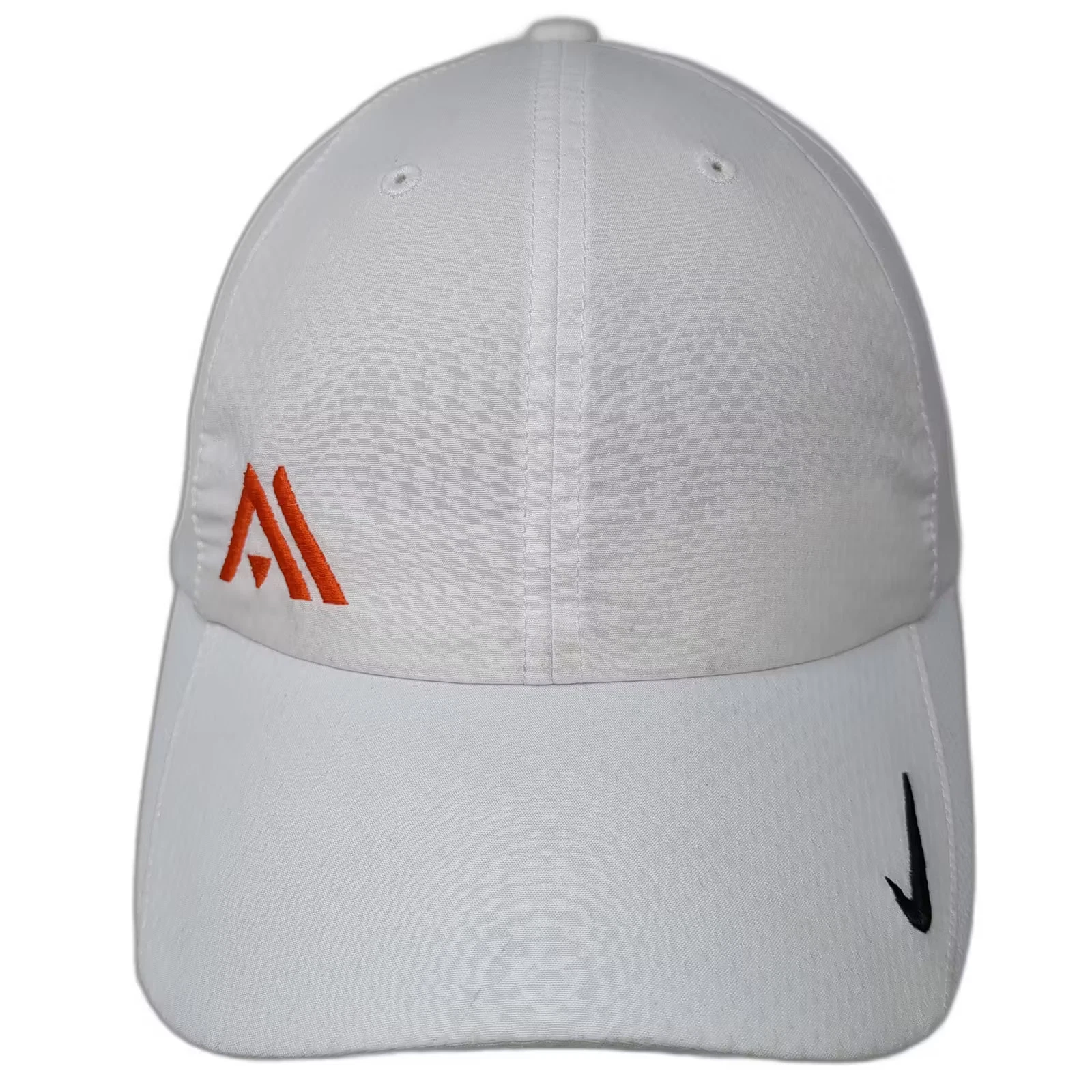 Nike Heritage 86 Dri-Fit White Baseball Cap One Size Adjustable Hat Embroidered